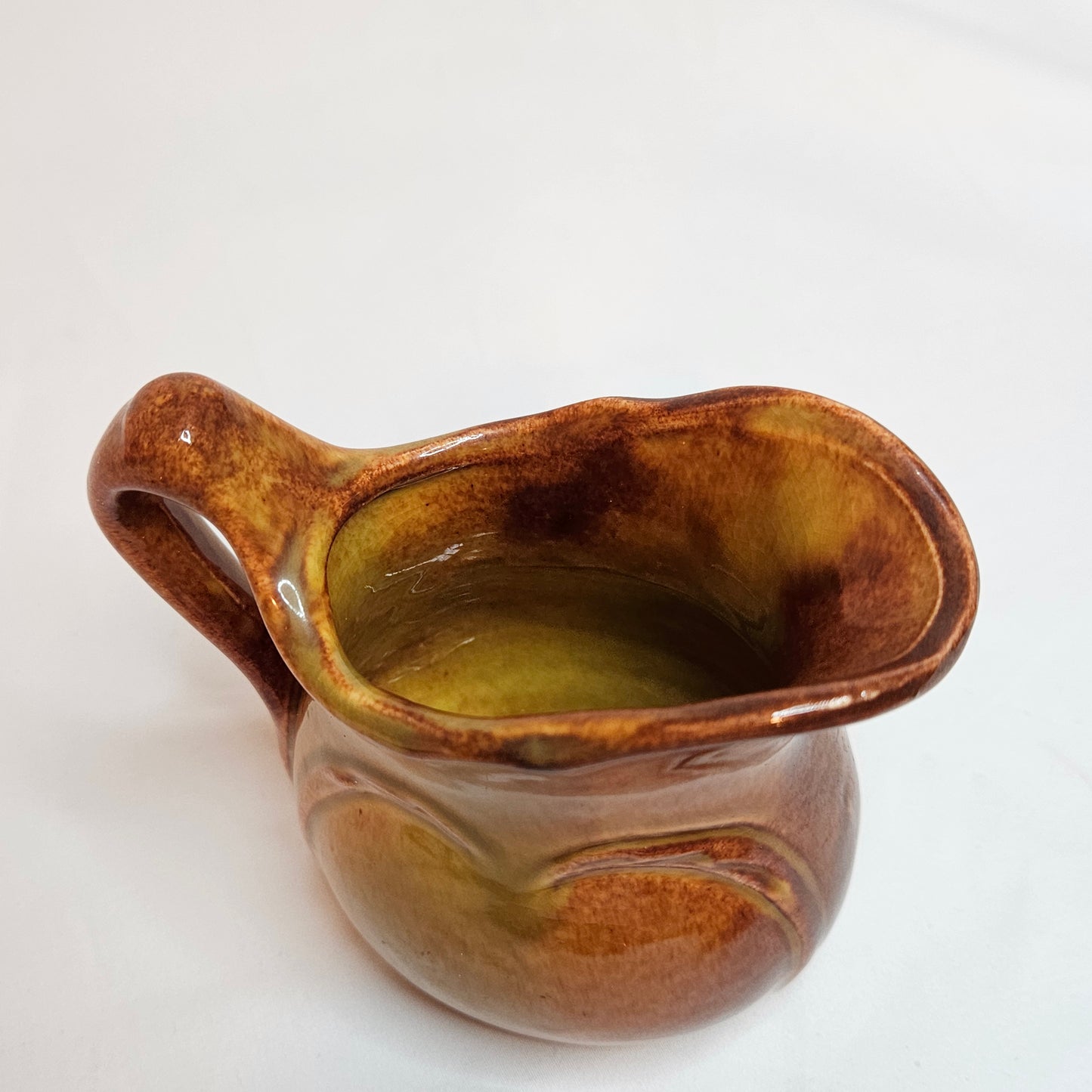Vintage Niloak small creamer pitcher, 1940s