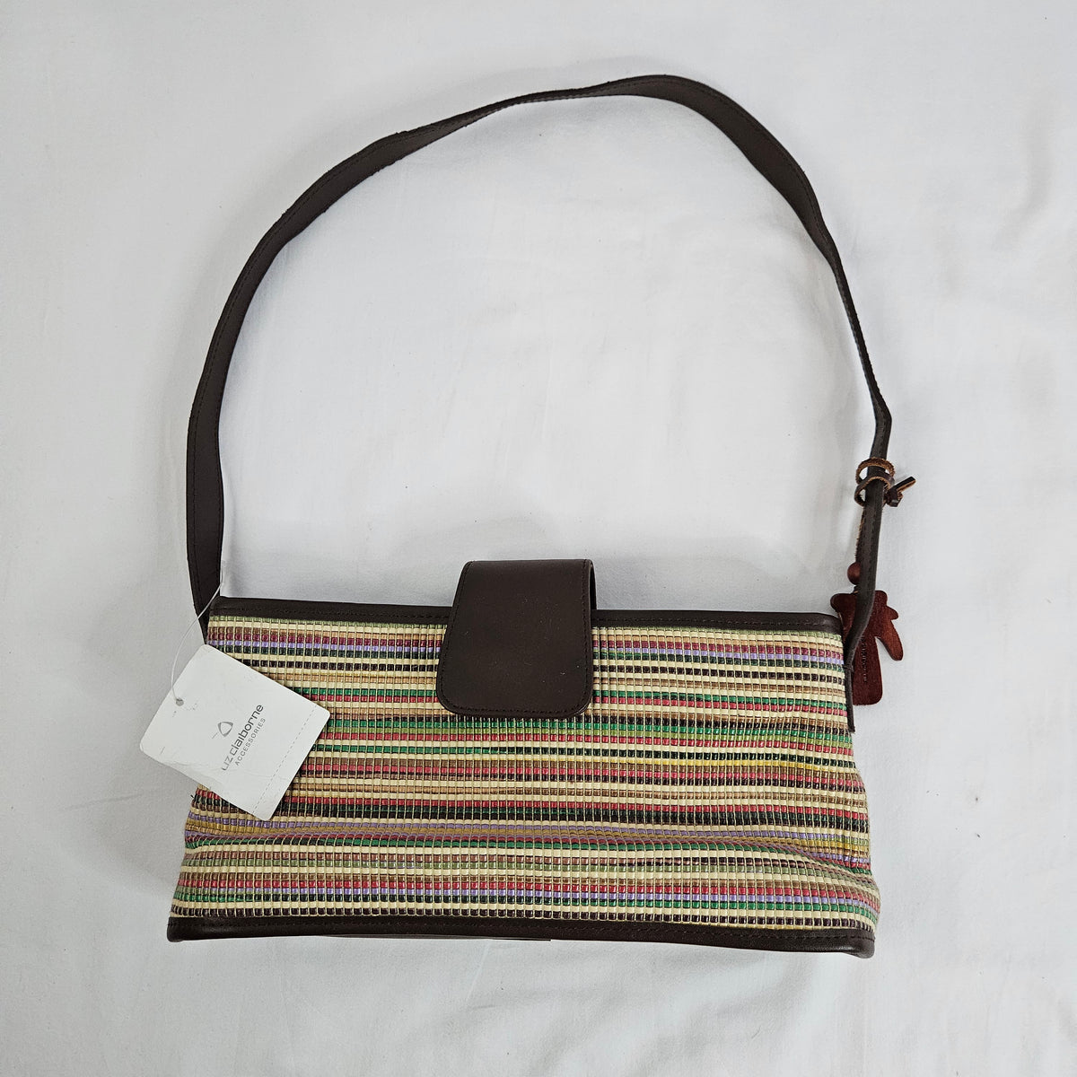 Liz Claiborne woven shoulder bag, NWT