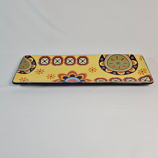 Bico Tunisian serving tray, ceramic,  5.5 x 14