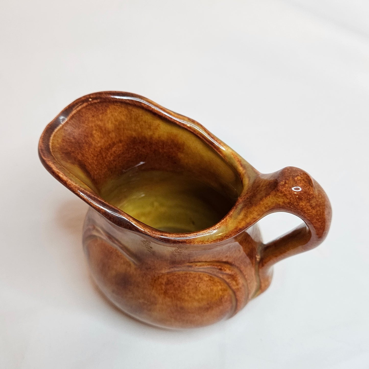 Vintage Niloak small creamer pitcher, 1940s