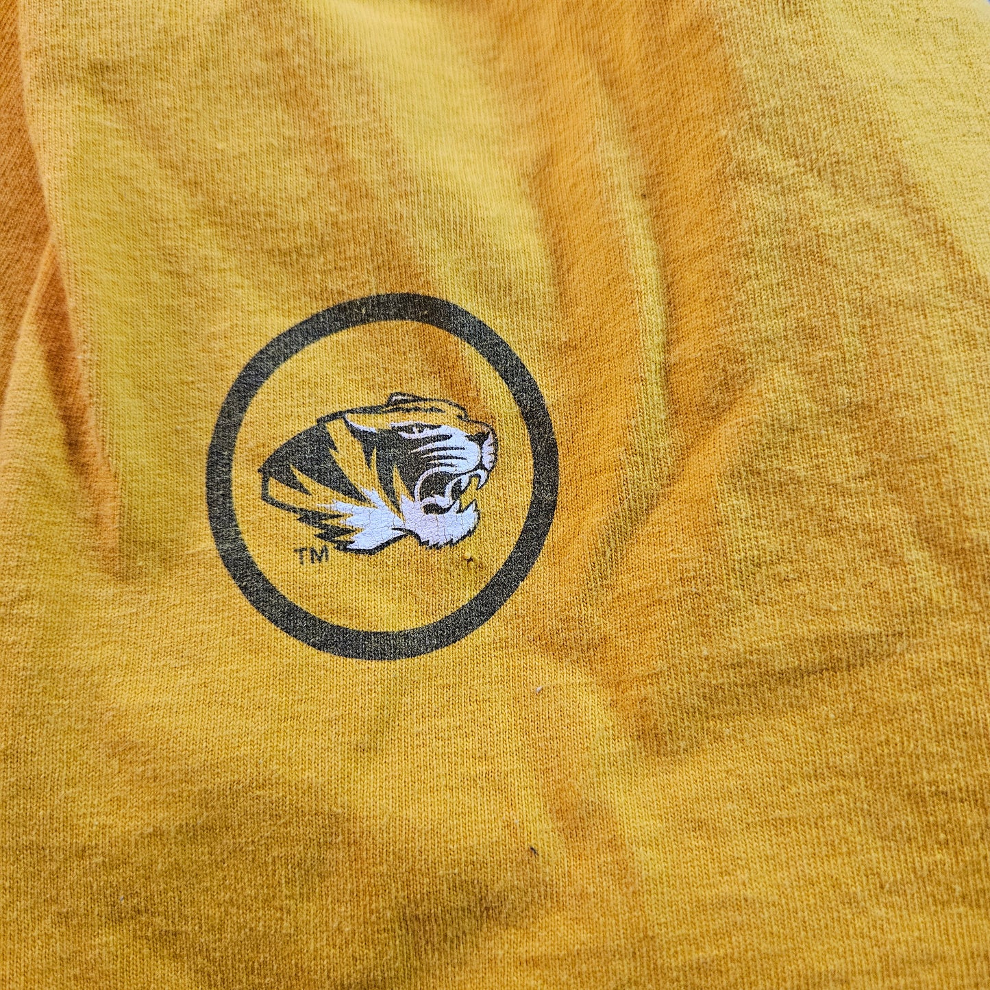 Nike Mizzou Short Sleeve T-shirt, Yellow, X Large