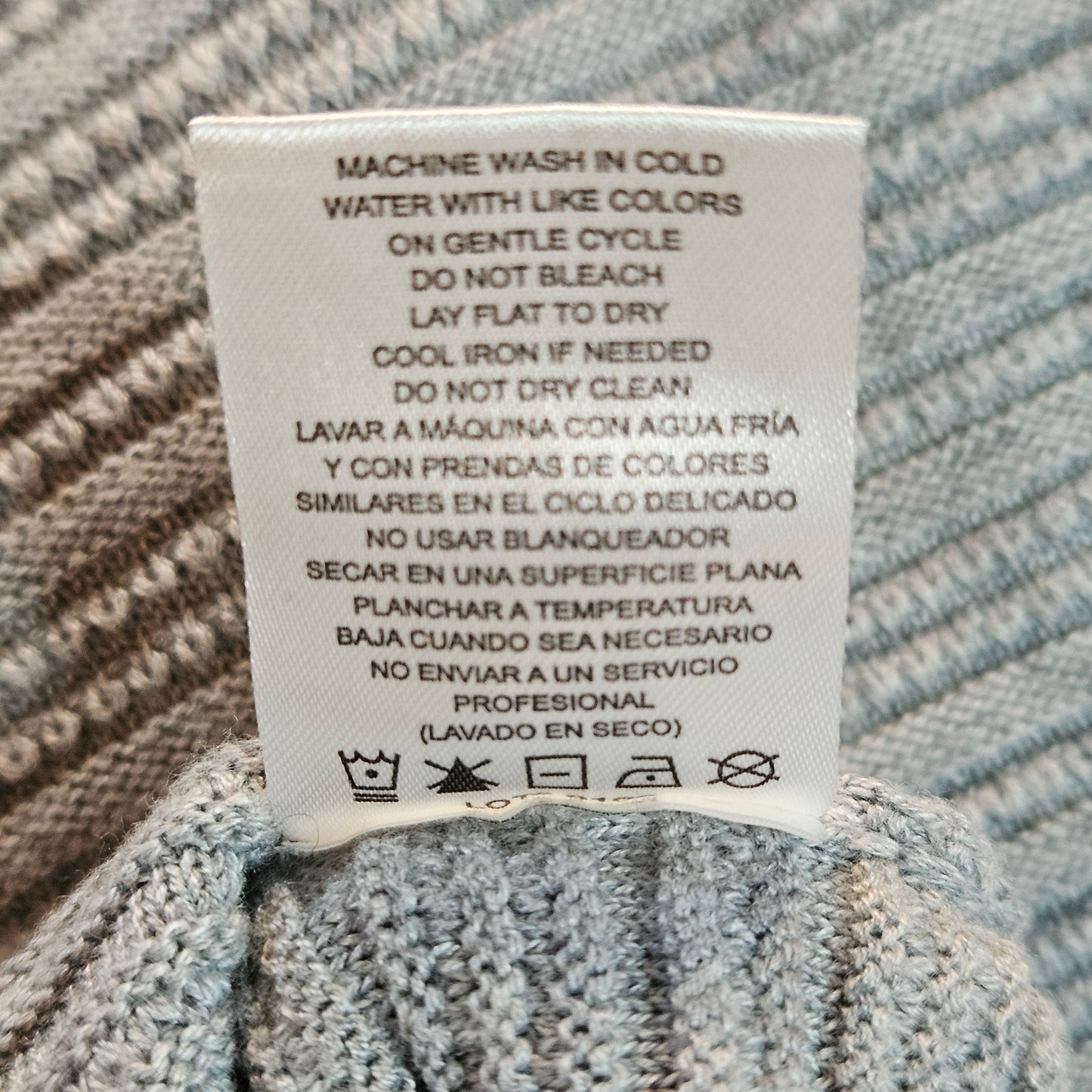 Hilary Radley women's knit tunic, NWT, Heathered Grey, XXL