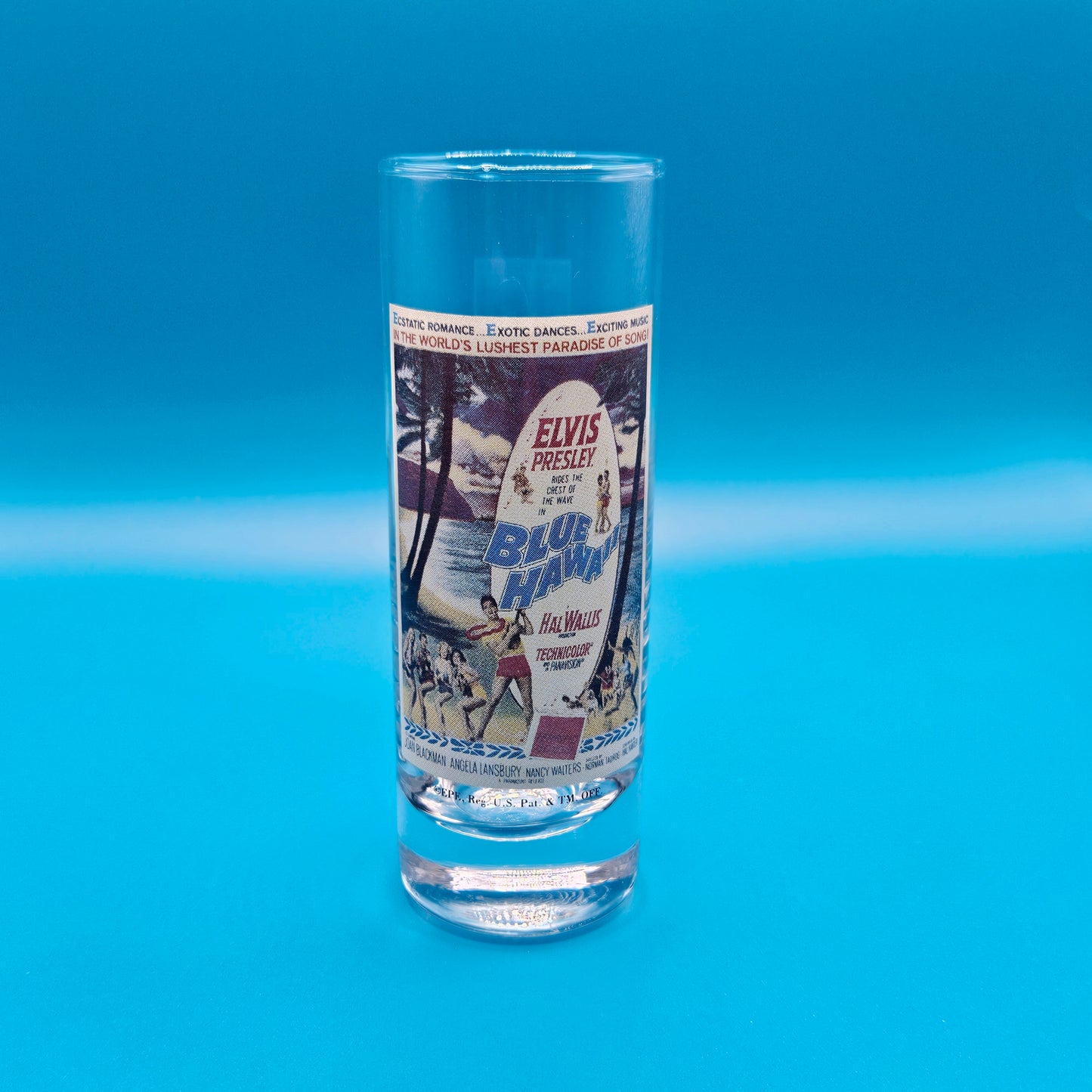 Elvis Presley tall shot glasses, various styles