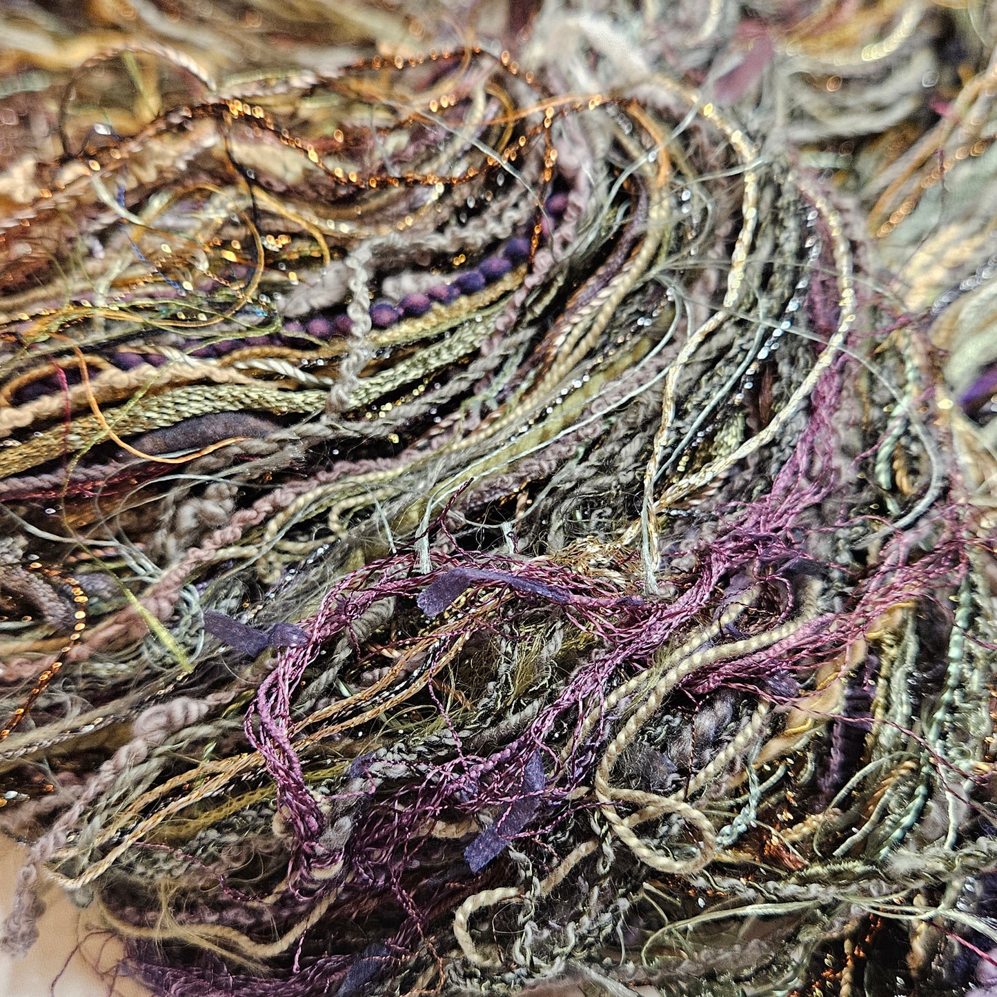 Prism Cool Stuff Yarn, Tumbleweed. full 300 yards, hand-dyed, hand-tied yarn