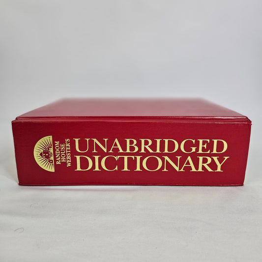 Random House Webster's 2nd Edition Unabridged Dictionary, 2001