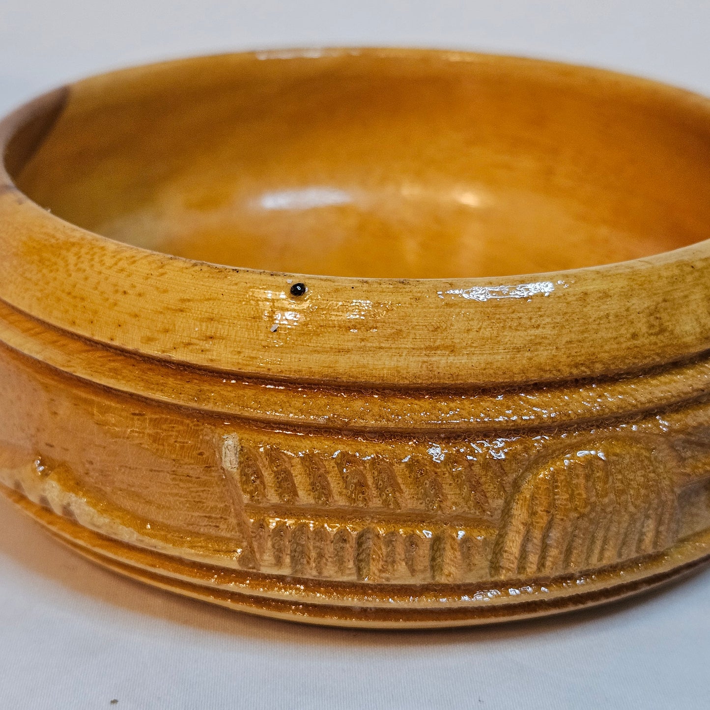 Carved wood Hawaii bowl
