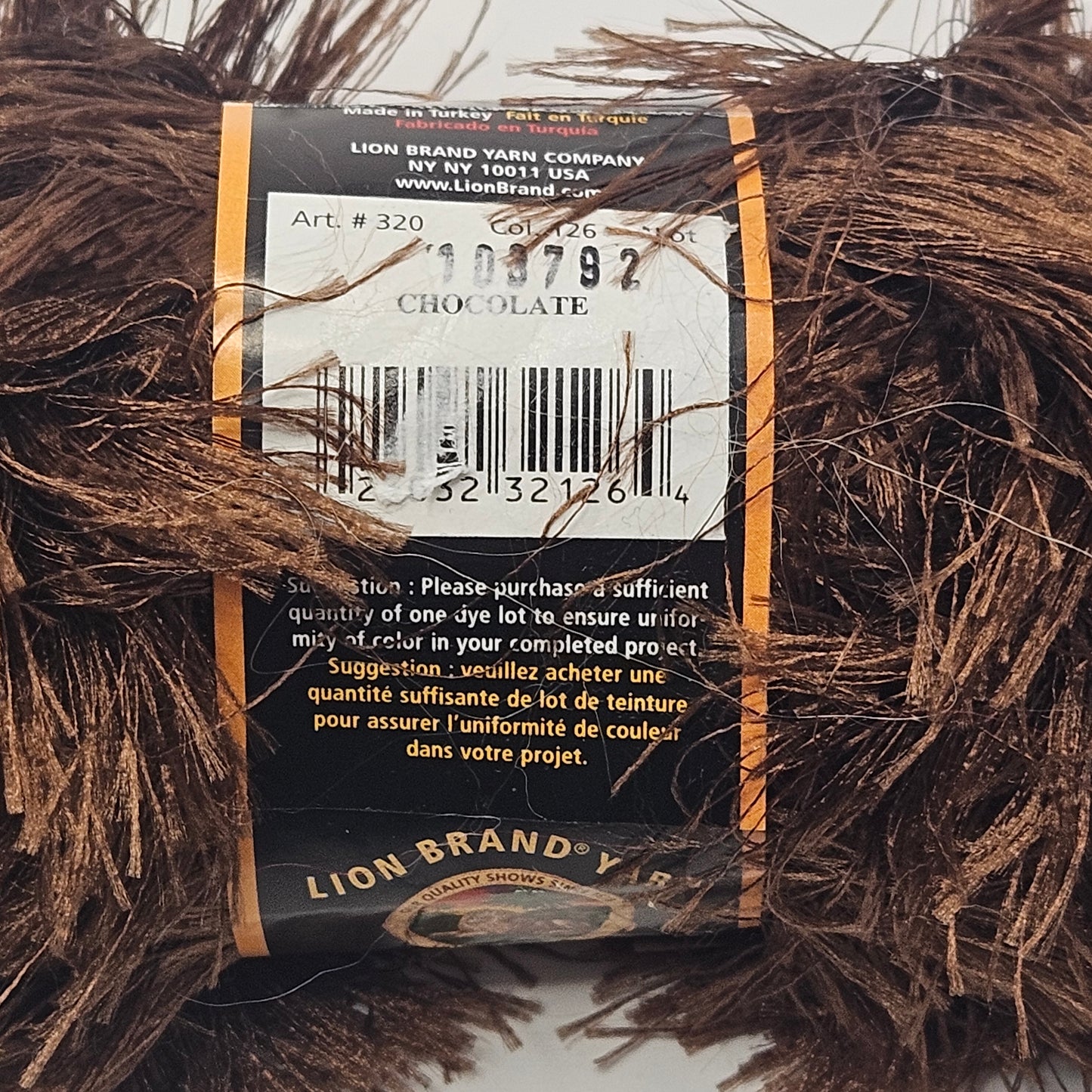 Lion Brand Fun Fur Yarn 100% Polyester, Bulky, multiple colors