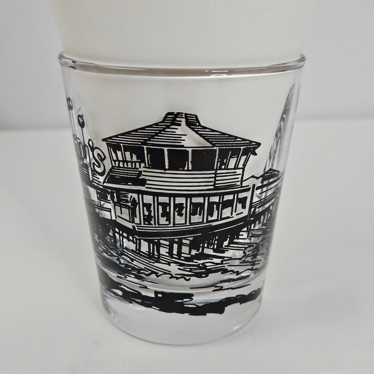 Vintage Tony's On The Pier, Redondo Beach Mai Tai glasses, set of two glasses