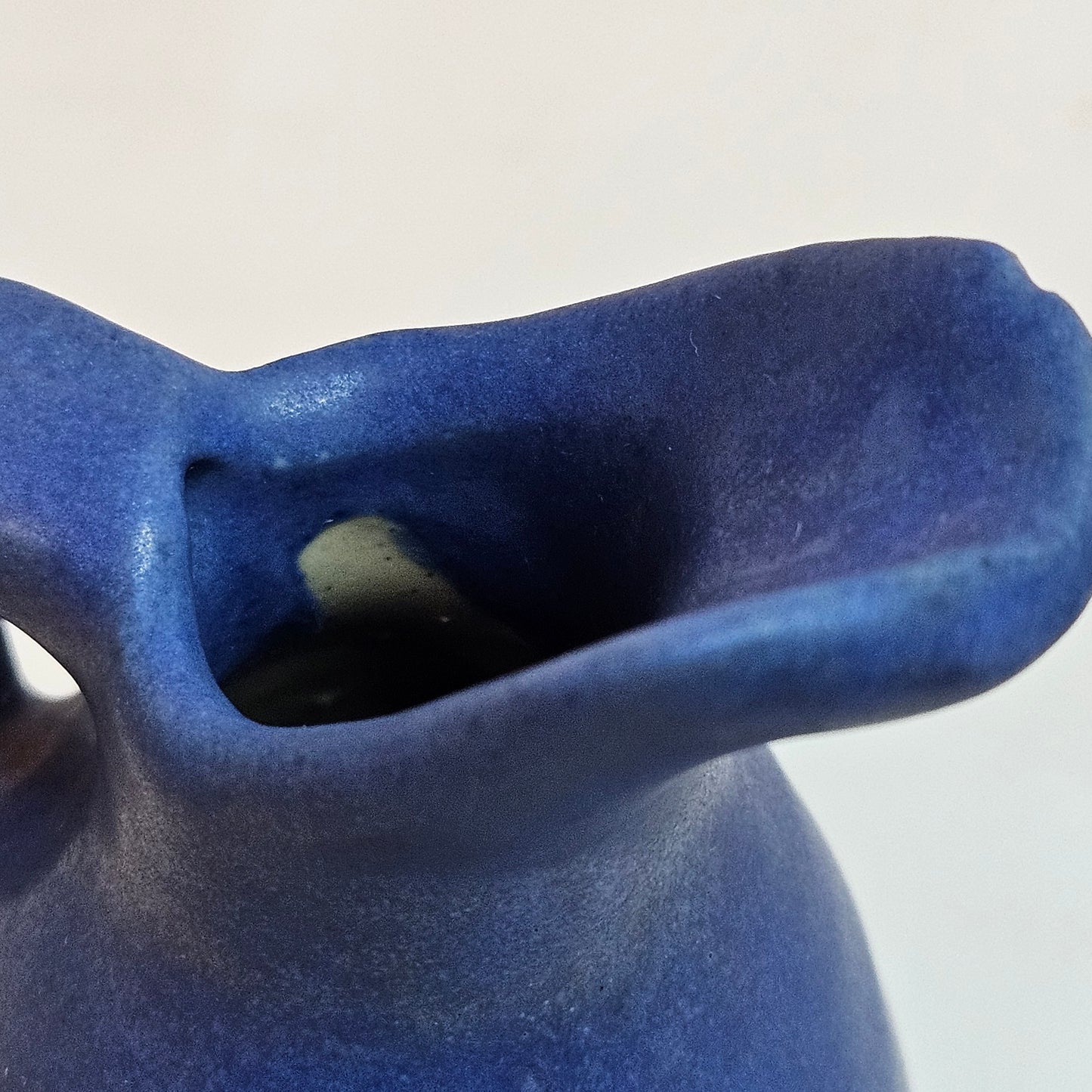 Vintage Niloak Pottery miniature pitchers, 3.25 inches tall