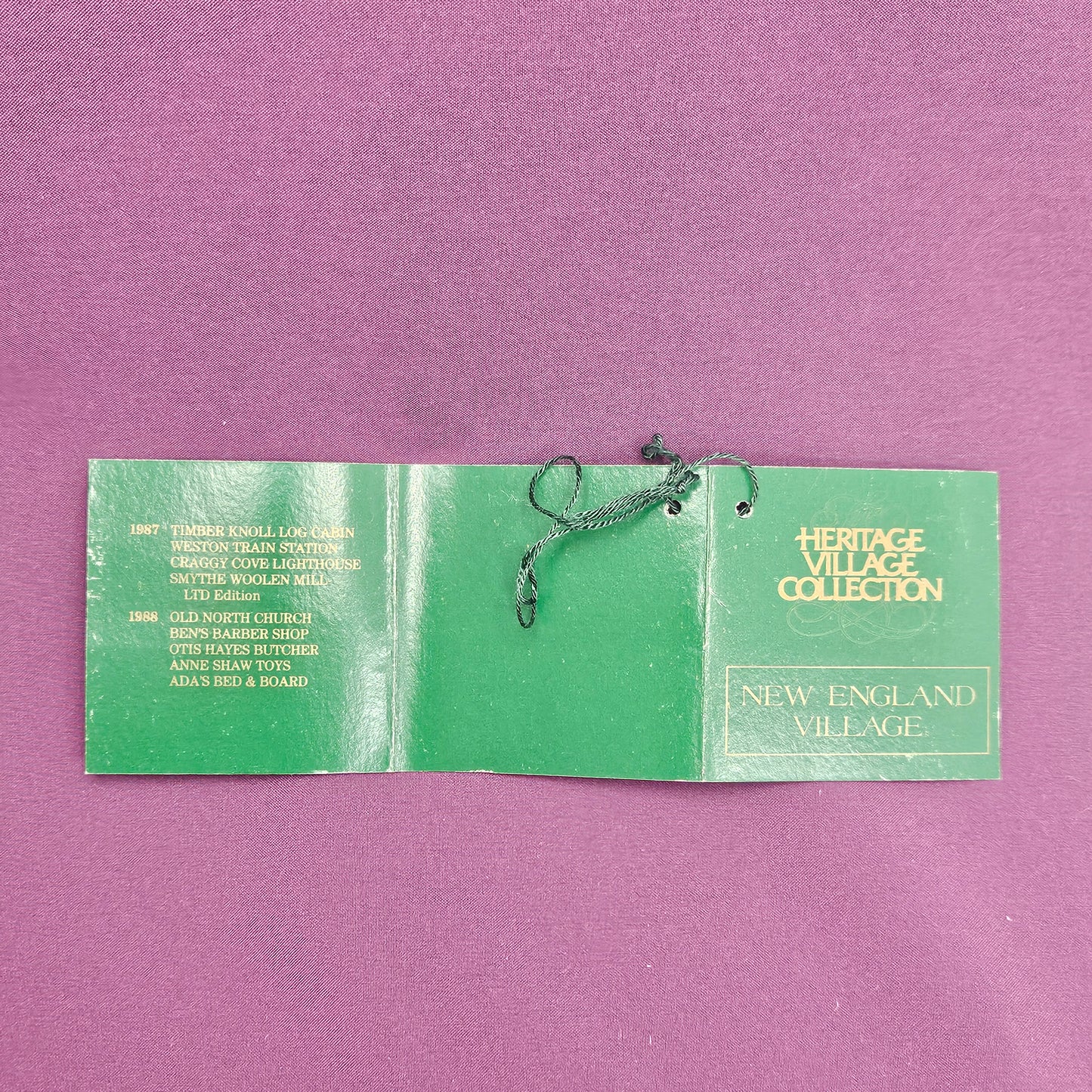 Ann Shaw Toys, Department 56, New England Village Series, 1988, 5939-0