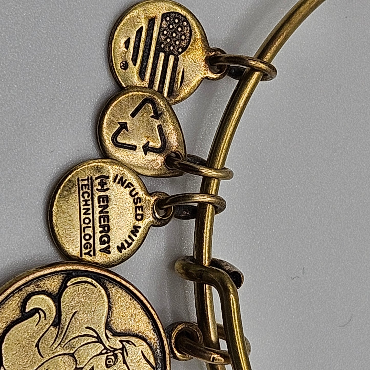 Alex and Ani Disney Ariel Gold Bangle Bracelet