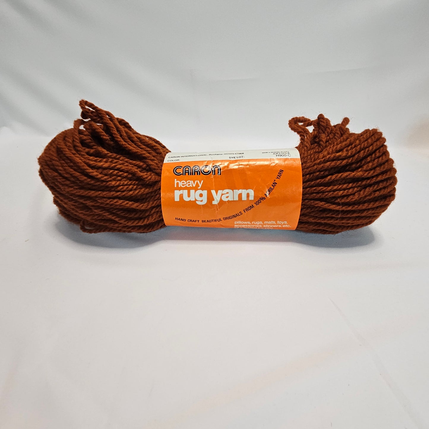 Vintage Caron Heavy Rug Yarn, various colors, 100% Dacron