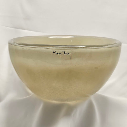 Henry dean art glass bowl