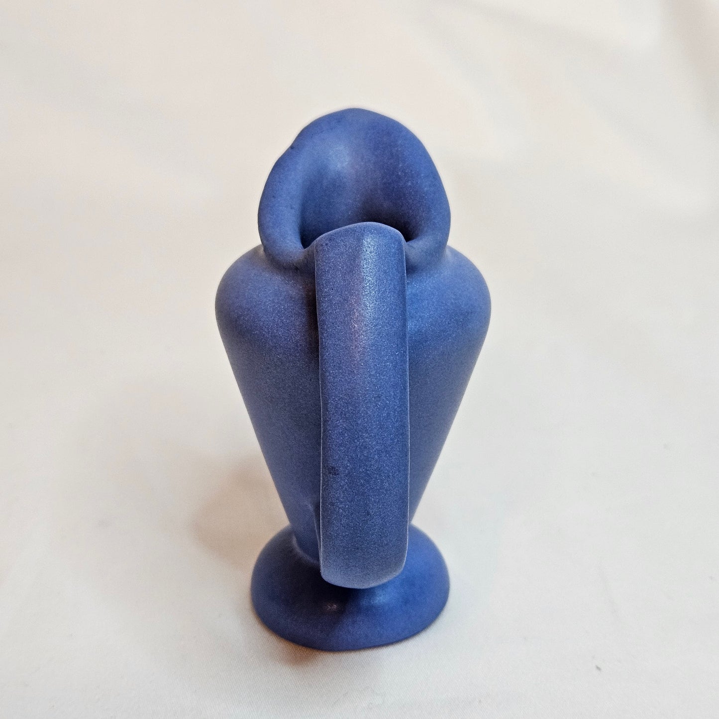 Vintage Niloak Pottery miniature pitchers, 3.25 inches tall