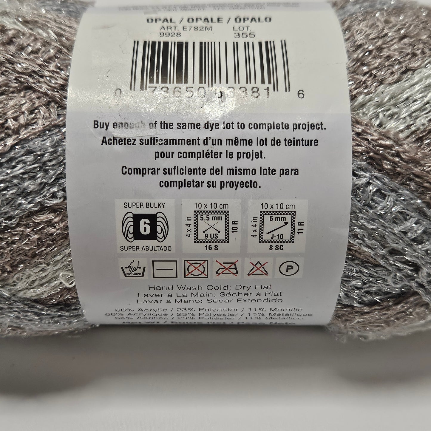 Red Heart Boutique Sashay Metallic Scarf Yarn, various colors