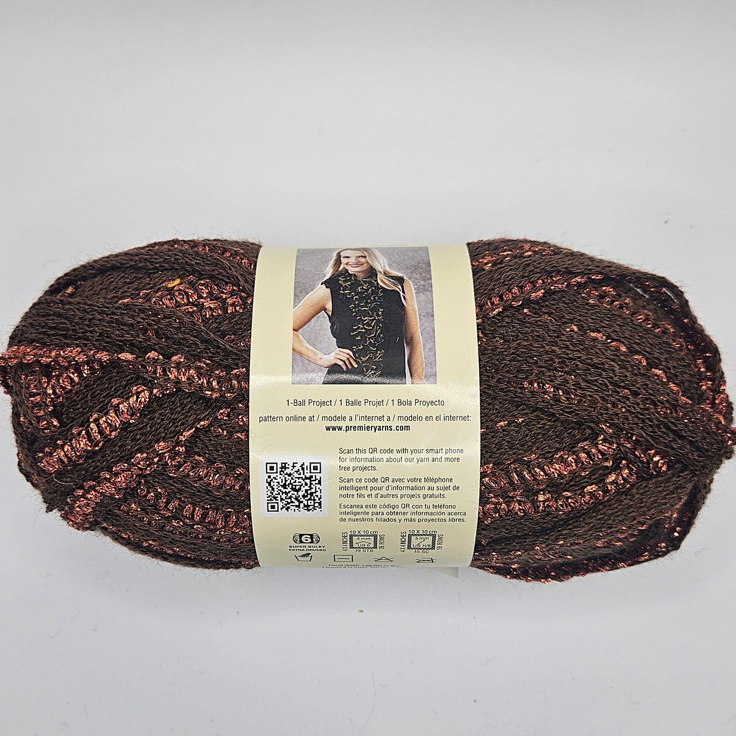 Starbella Ruffled Scarf Yarn  --  variety of colors