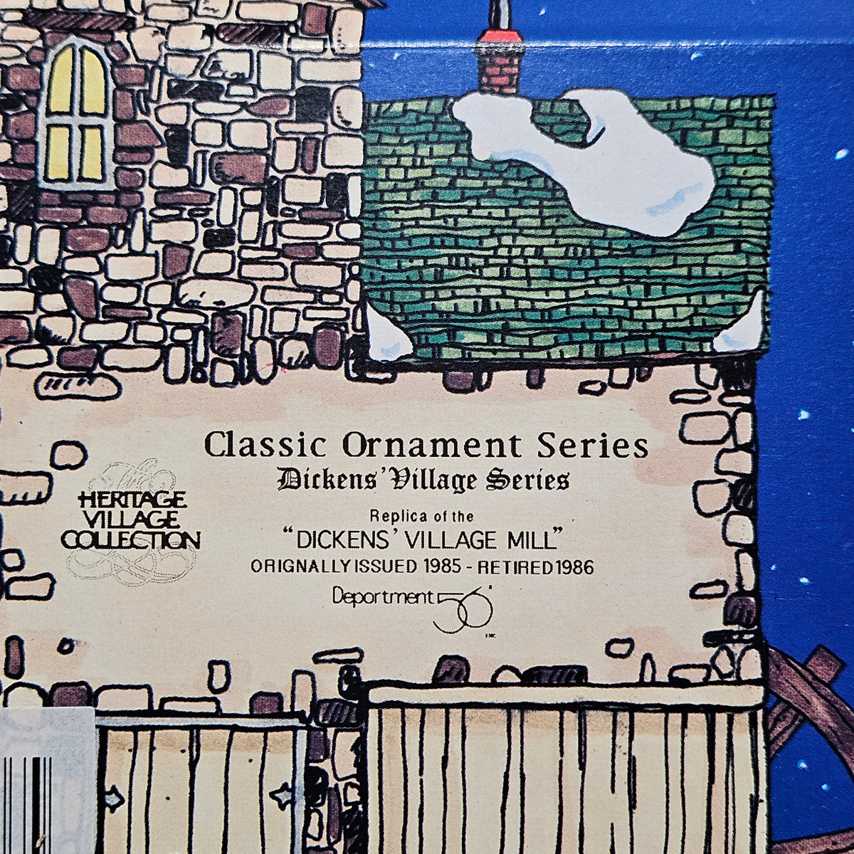 Department 56 Classic Ornament, Replica of Dickens Village Mill