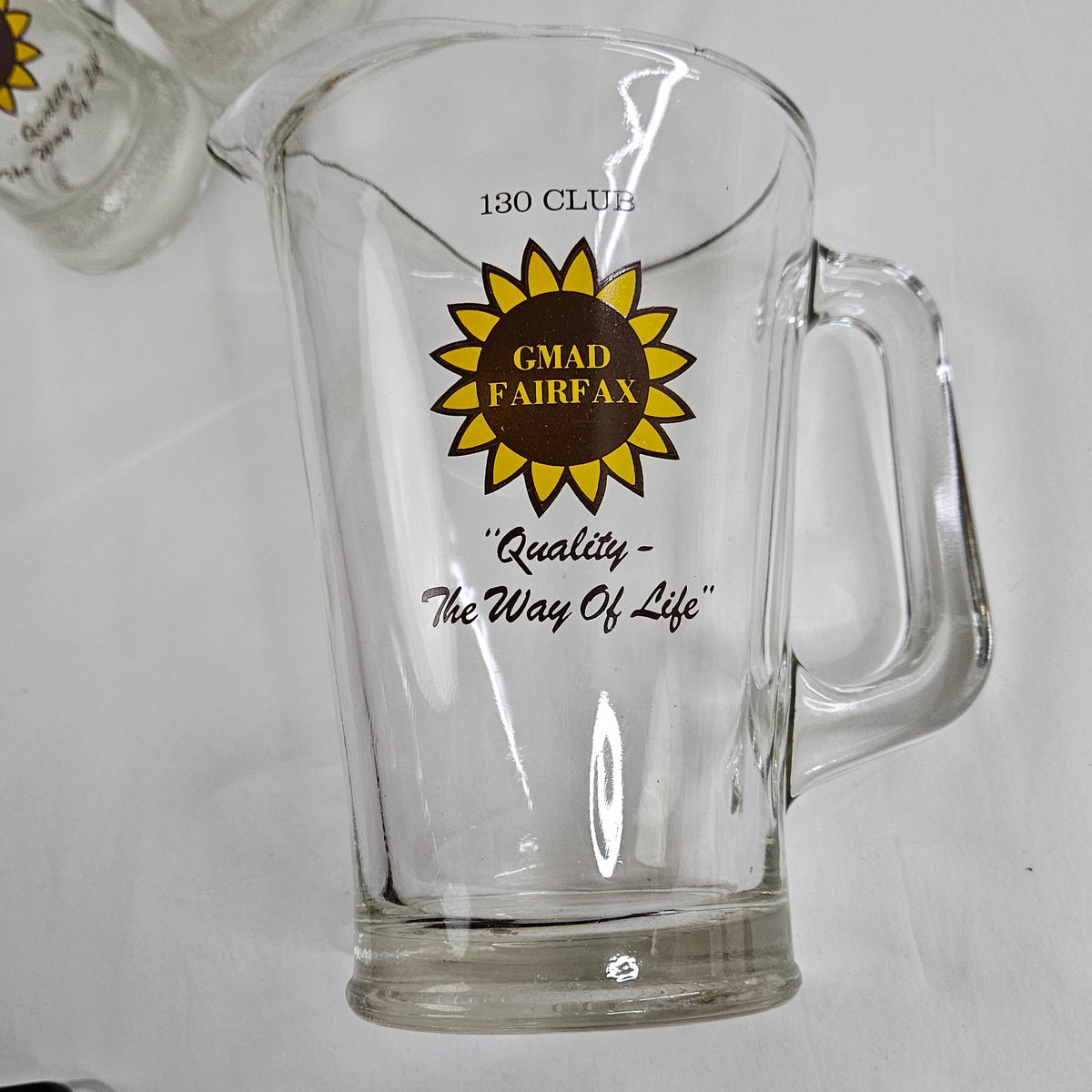 Vintage GMAD Fairfax 130 Club, 8 beer mugs and one pitcher