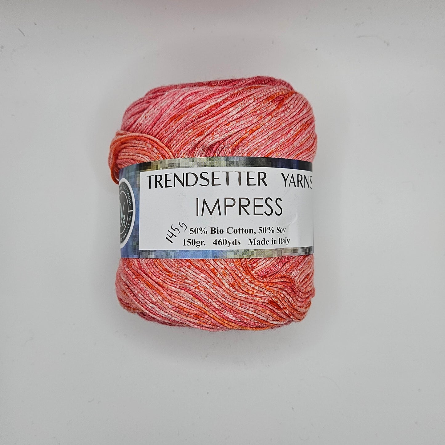 Impress Yarn by Trendsetter Yarns, Very Strawberry, Discontinued,