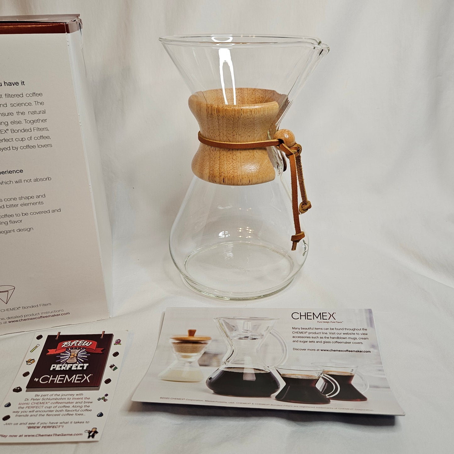Chemex 8 cup drip coffee maker, NOS