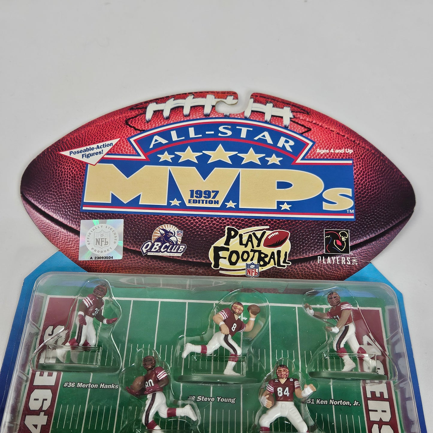 San Francisco 49ers, All Star MVP poseable-action figures, 1997