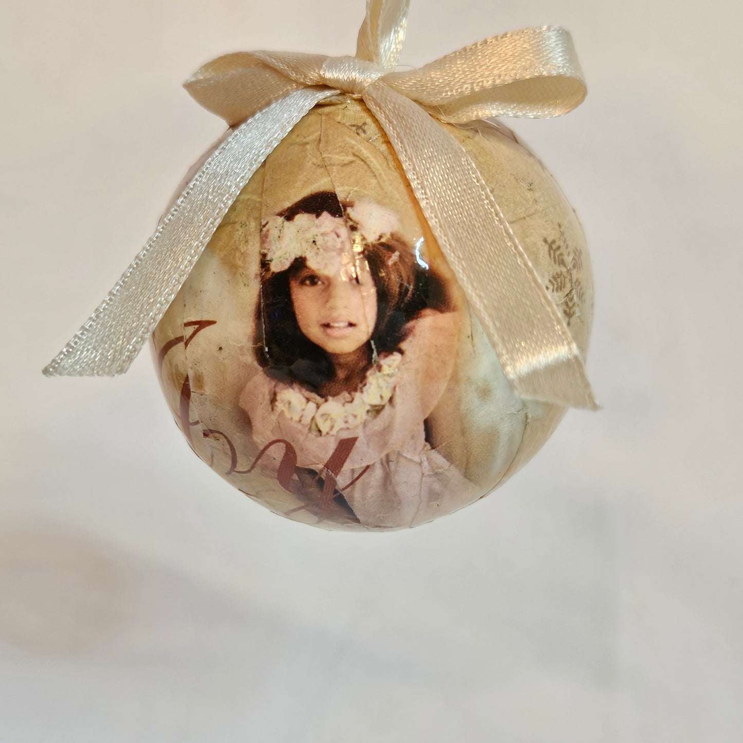 Vintage Kathleen Francour Ornaments, set of 6 ornaments in original box