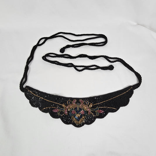 Vintage Lillian Vernon Beaded Sash Belt
