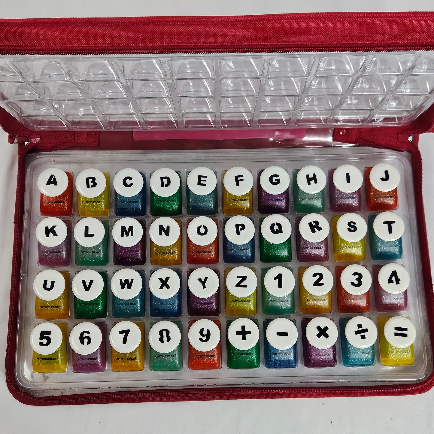 Cutting Edge Capital Letter scrapbook die cut tool set