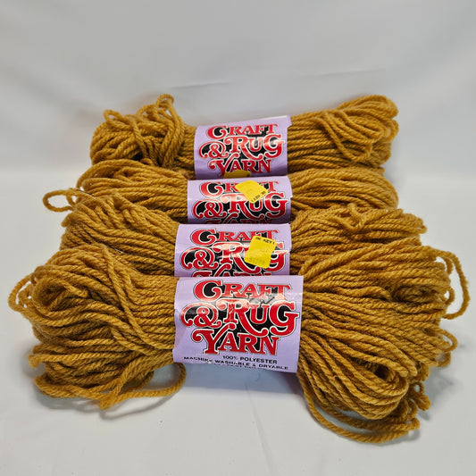 Vintage K-Mart Craft and Rug Yarn, Polyester, various colors