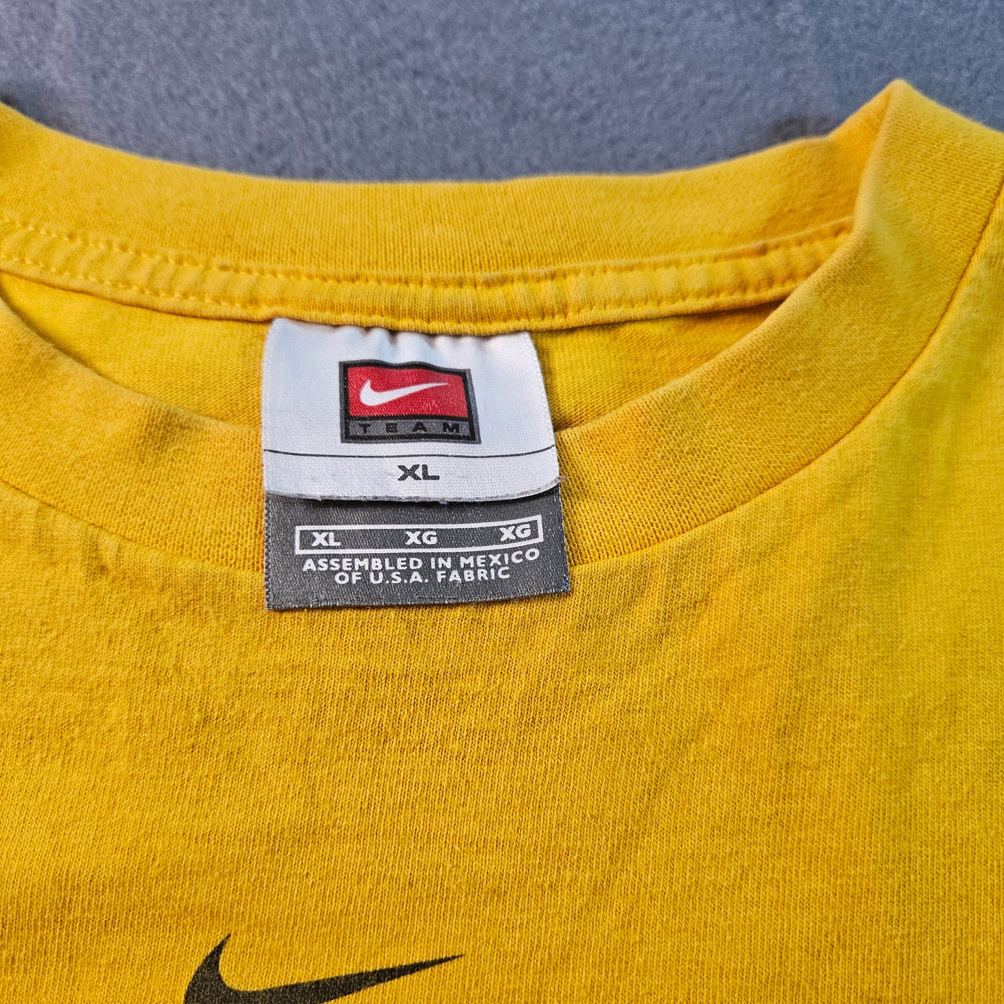 Nike Mizzou Short Sleeve T-shirt, Yellow, X Large
