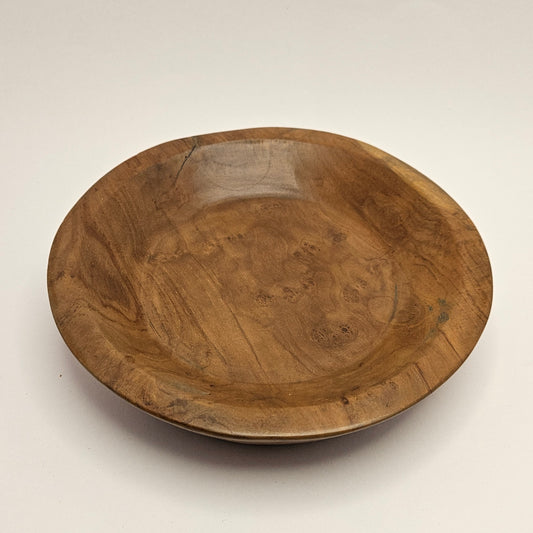 Vintage British Gardens teak bowl, 8 inch bowl