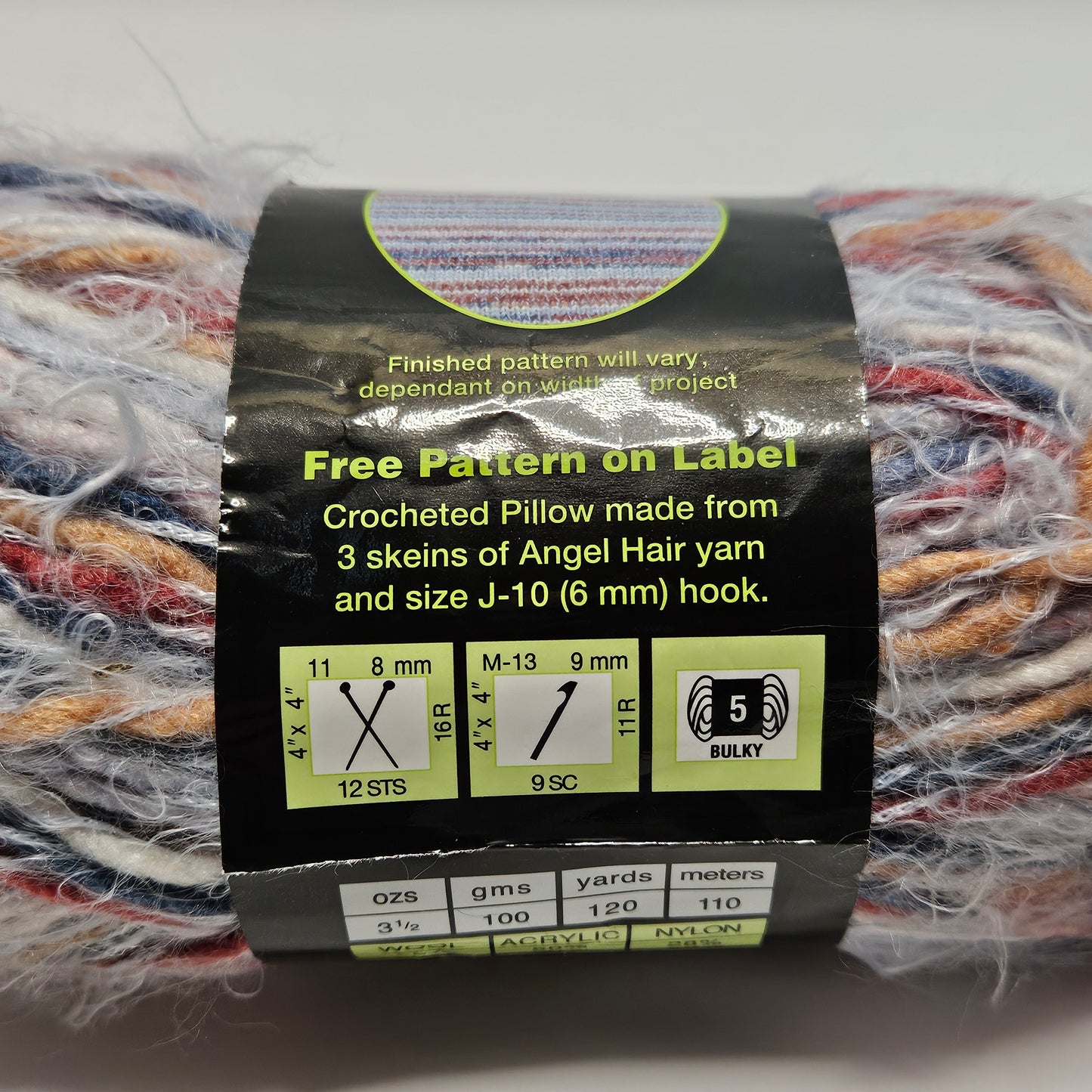 Sensations Angel Hair Stripes bulky yarn