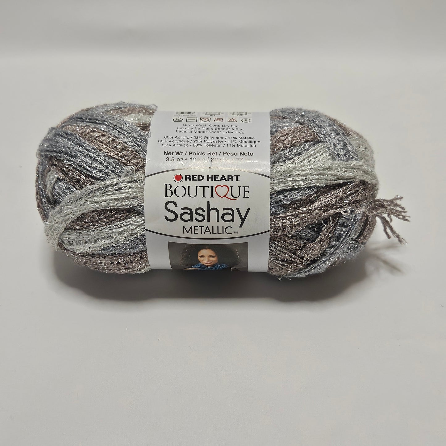 Red Heart Boutique Sashay Metallic Scarf Yarn, various colors