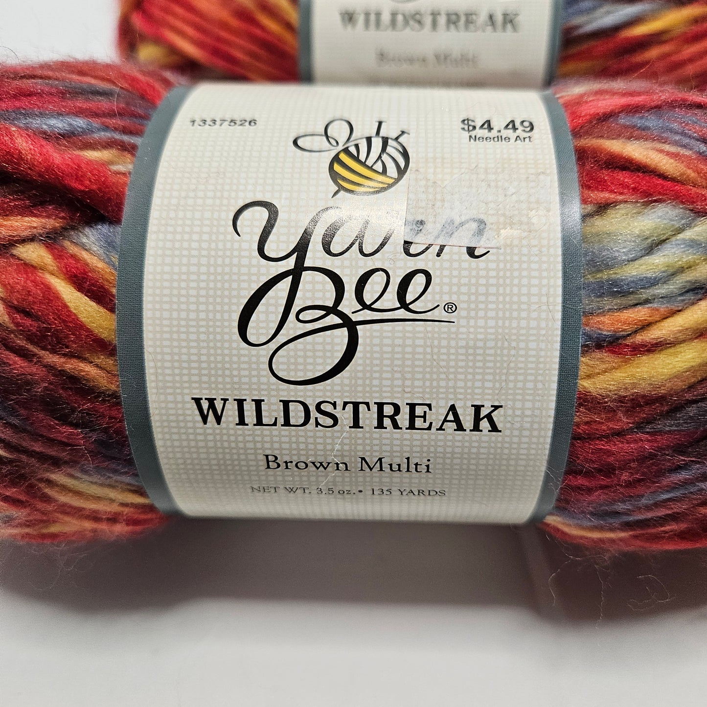 Yarn Bee Wildstreak acrylic yarn, various colors