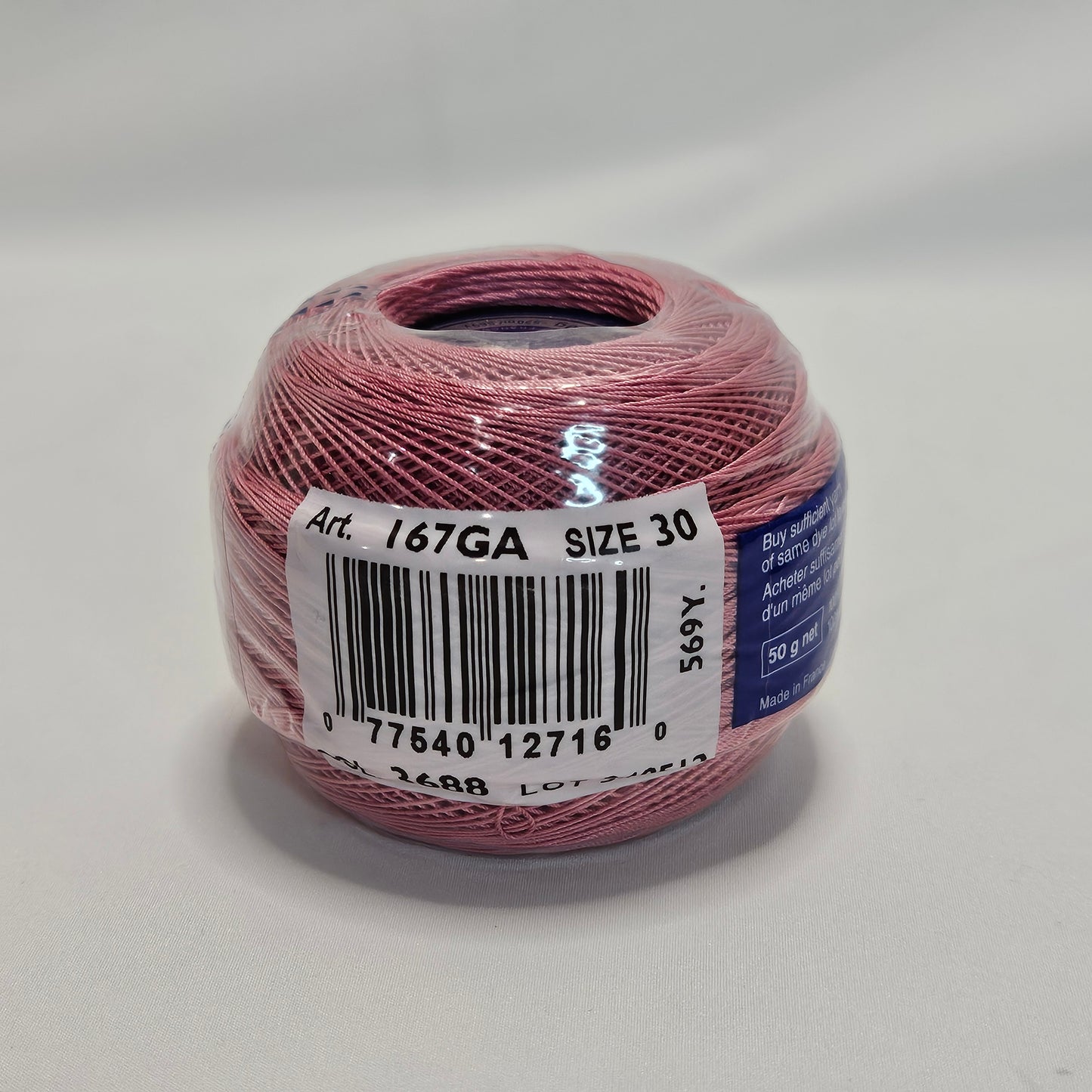 DMC Cebelia 3-cord cotton crochet thread, size 30