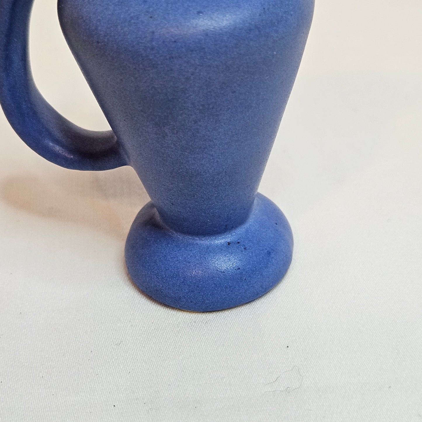 Vintage Niloak Pottery miniature pitchers, 3.25 inches tall