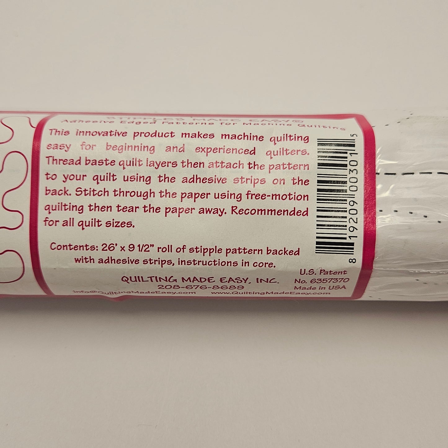 Stipples Made Easy Patterns, New, 26' x 9.5" roll