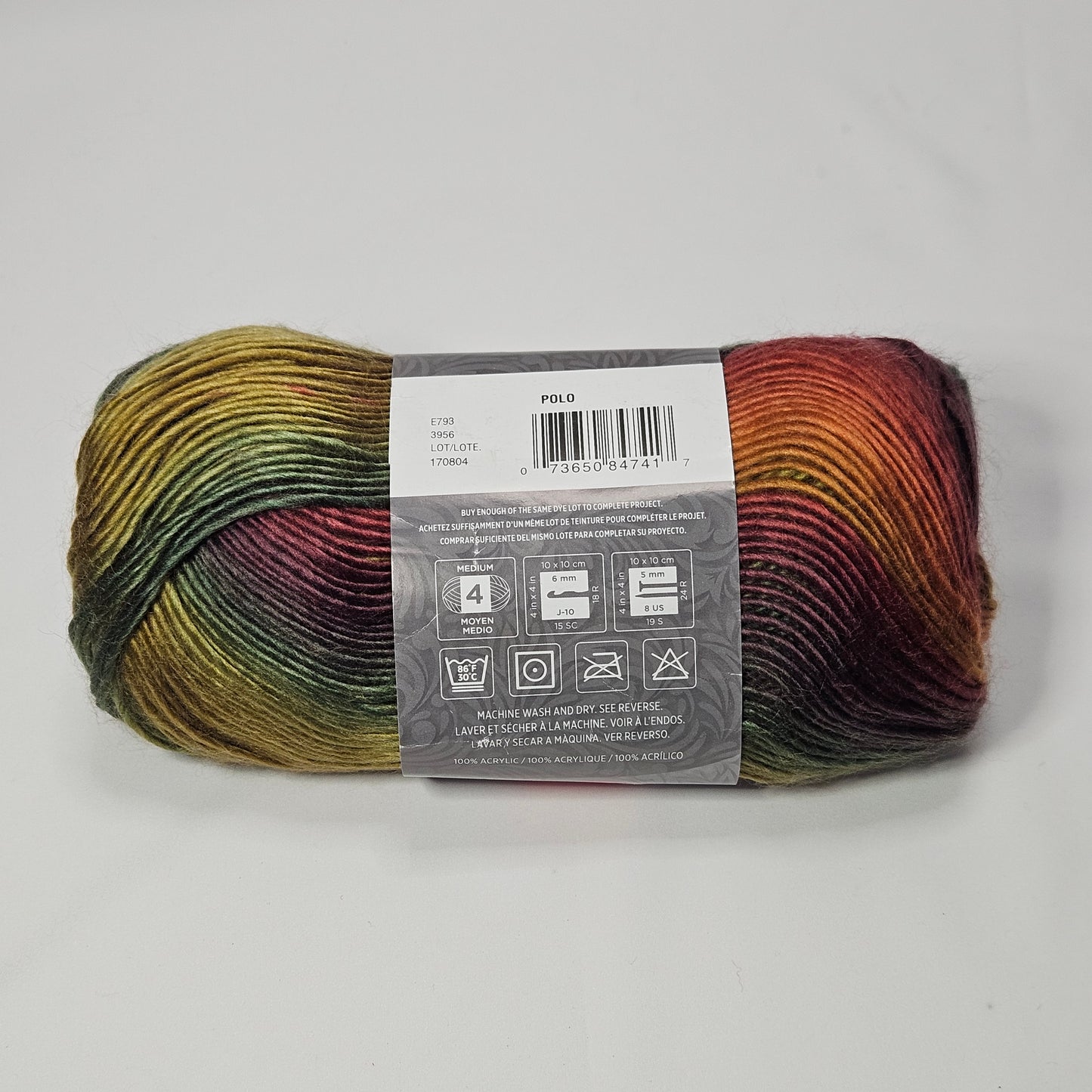 Red Heart Unforgettable acrylic yarn, Color, 4-medium
