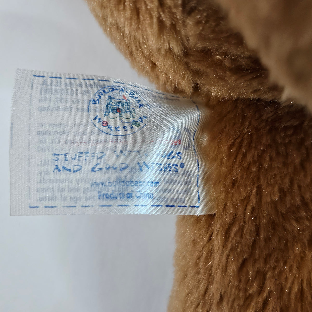 Retired Build-A-Bear Brown Sugar Puppy II, 10" Sitting Plush Stuffed Animal