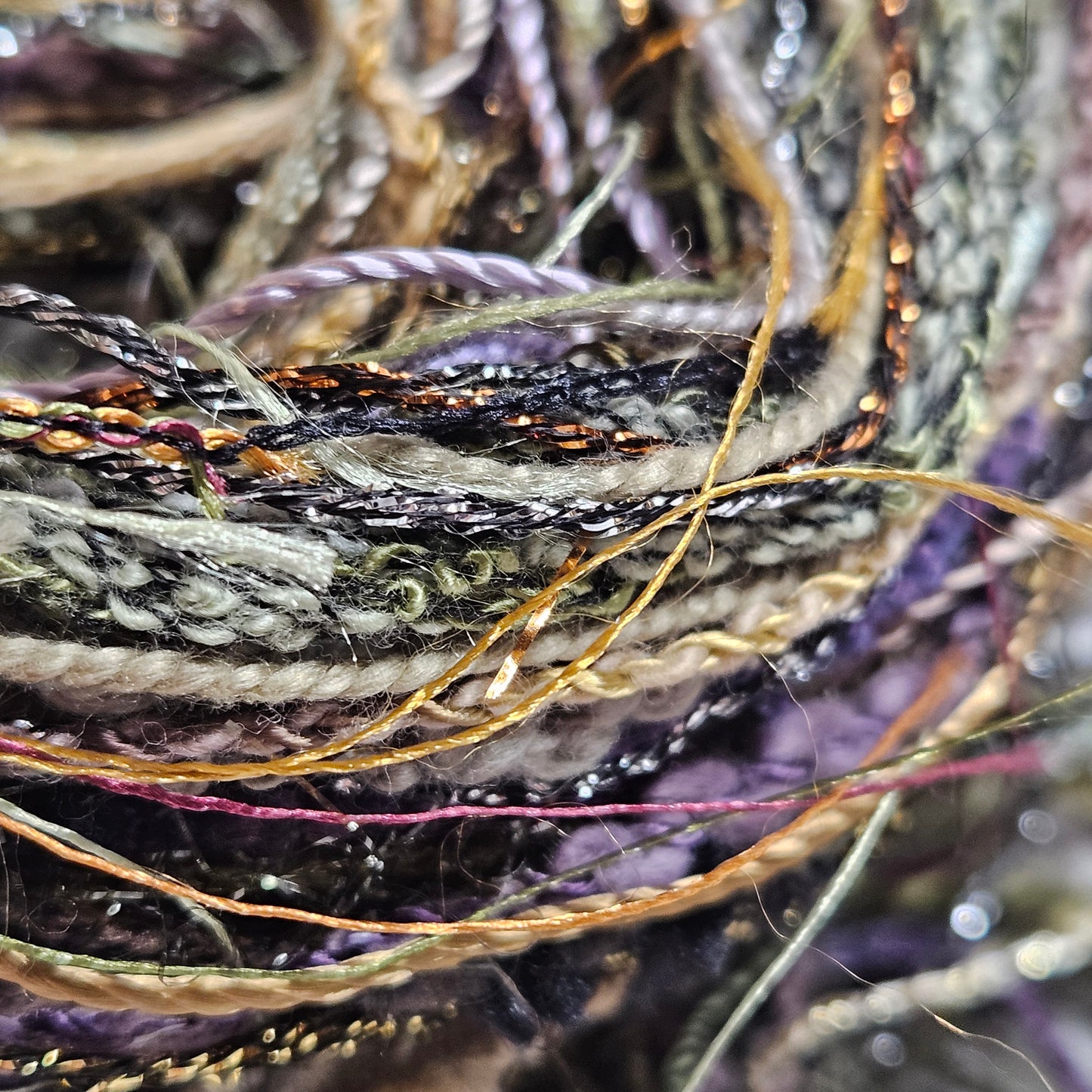 Prism Cool Stuff Yarn, Tumbleweed. full 300 yards, hand-dyed, hand-tied yarn
