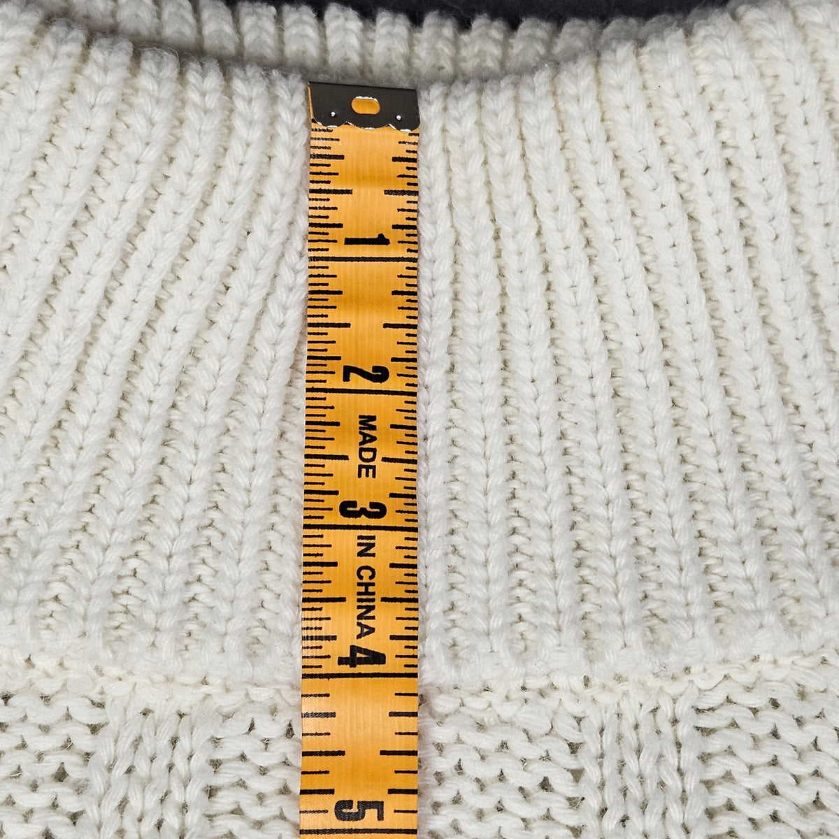 Favlux cowl neck chunky long-sleeve women's sweater, large, ivory
