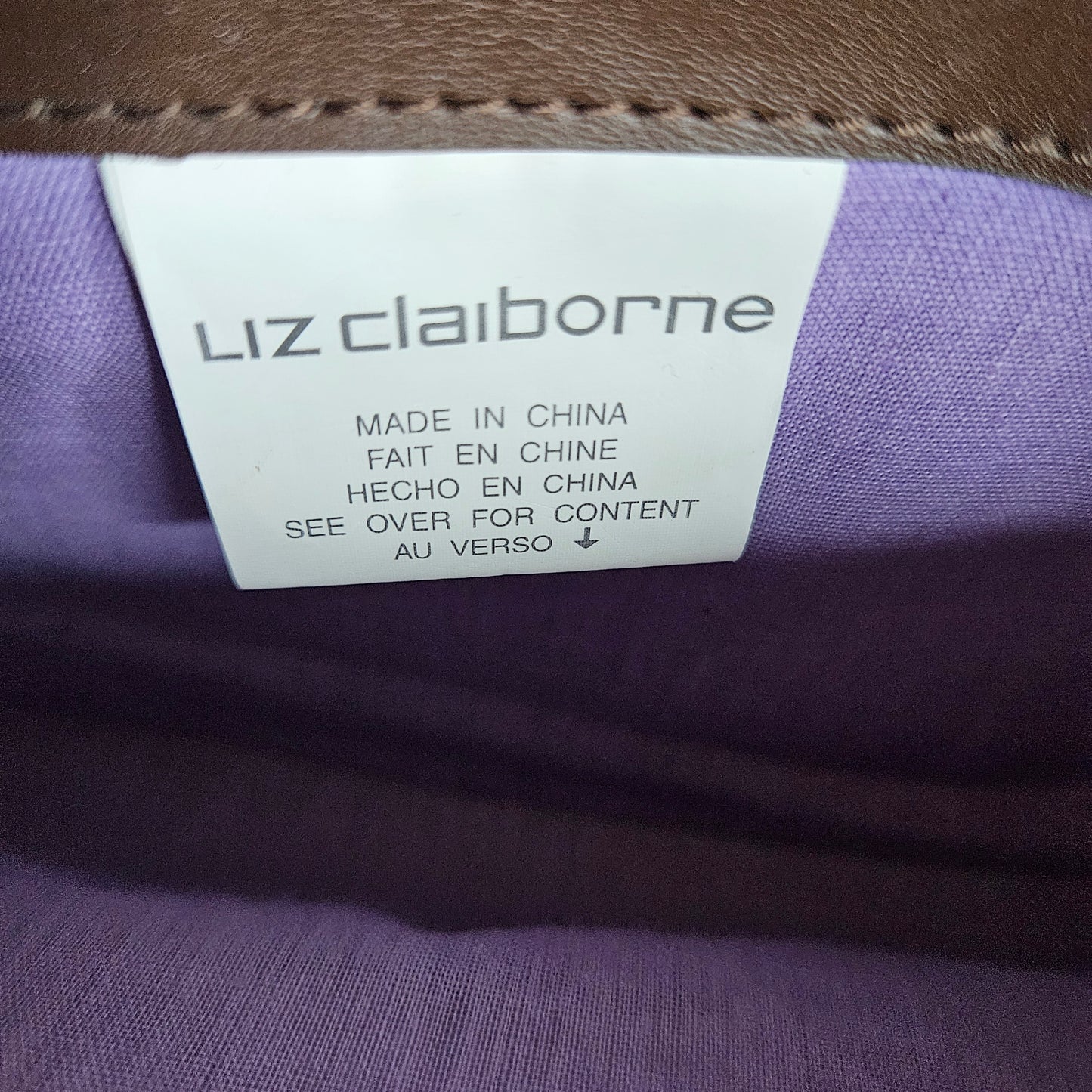 Liz Claiborne woven shoulder bag, NWT