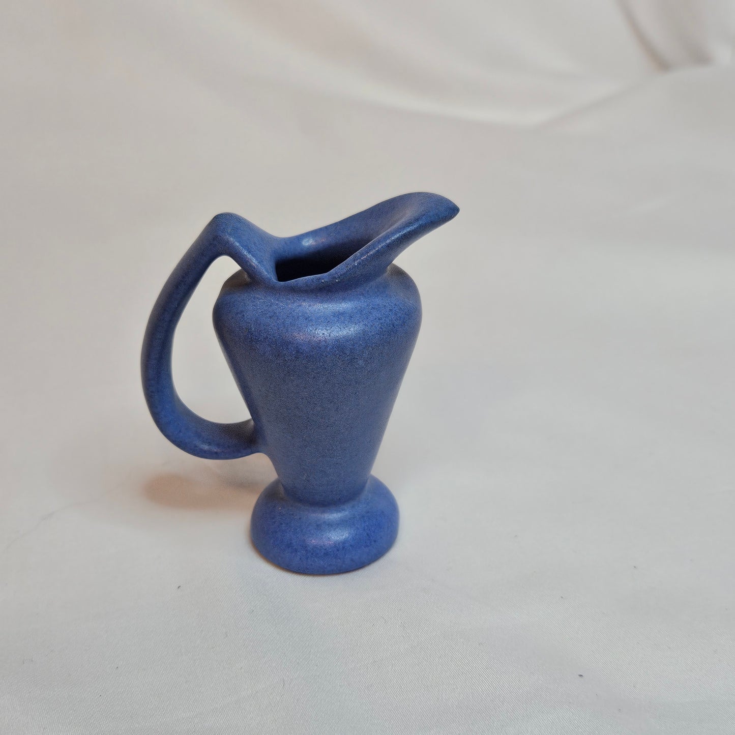 Vintage Niloak Pottery miniature pitchers, 3.25 inches tall