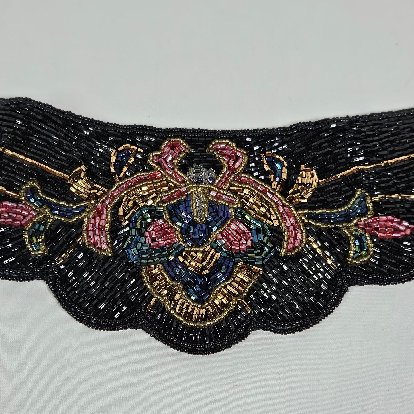 Vintage Lillian Vernon Beaded Sash Belt