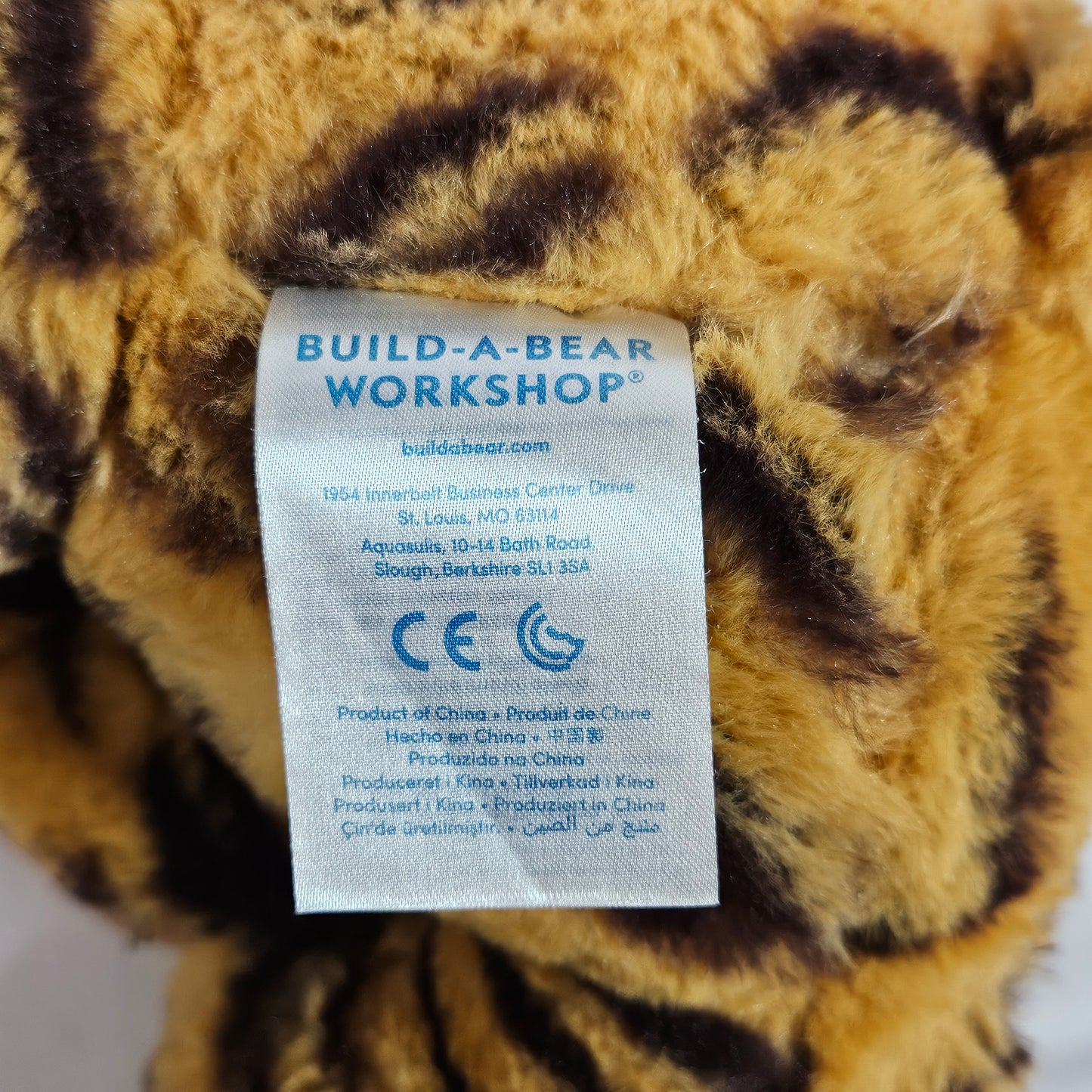 Build A Bear Workshop, 2016 Tiger Cub Plush Stuffed Animal, 12 inch