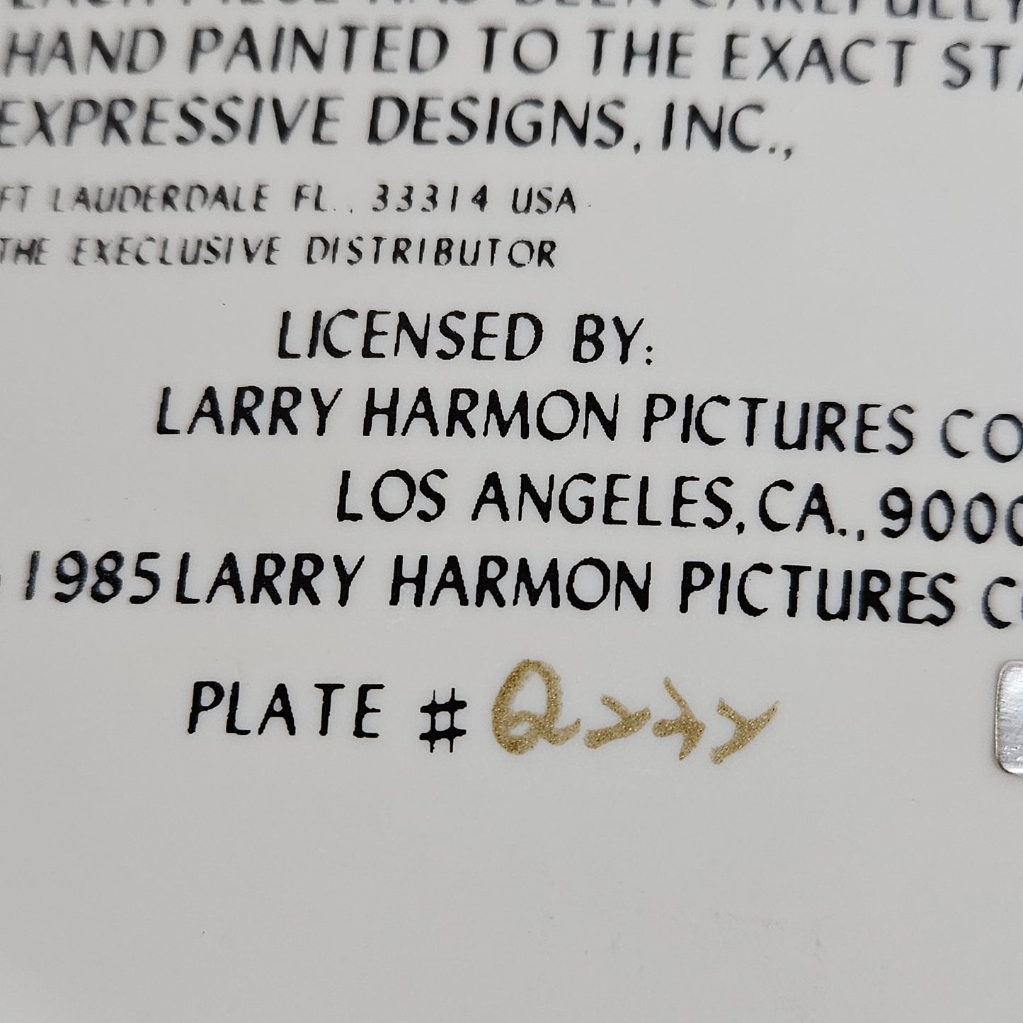 Great Entertainer Series Collector Plates, Choose from Chaplin, Fields or Laurel & Hardy