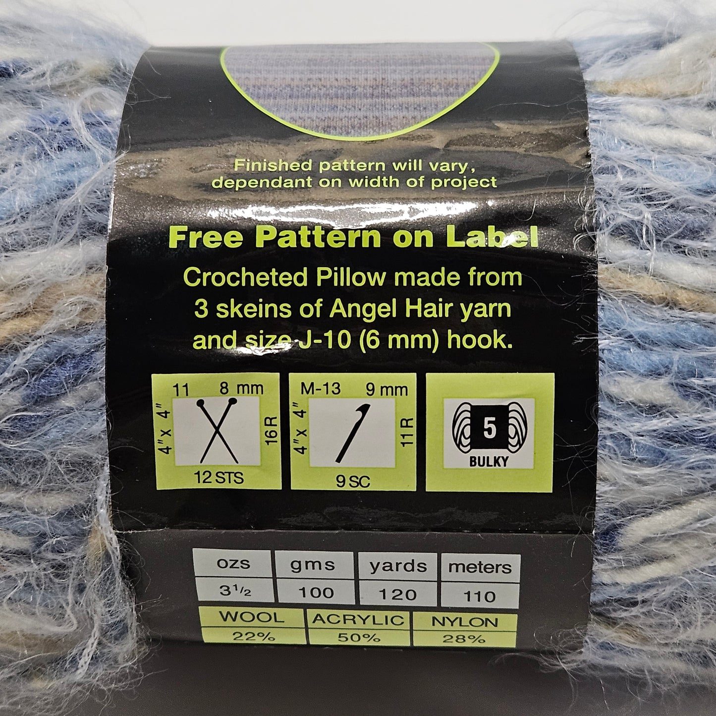 Sensations Angel Hair Stripes bulky yarn