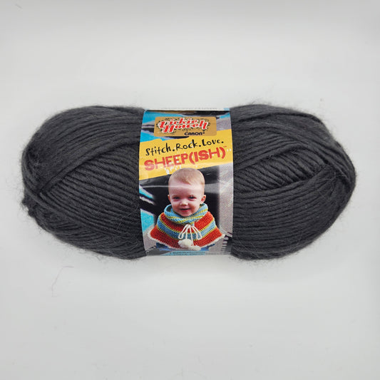 Vickie Howell Rock Yarn Sheepish Caron 3oz 167 Yds 4 Medium 1 Skein Gun Metalish