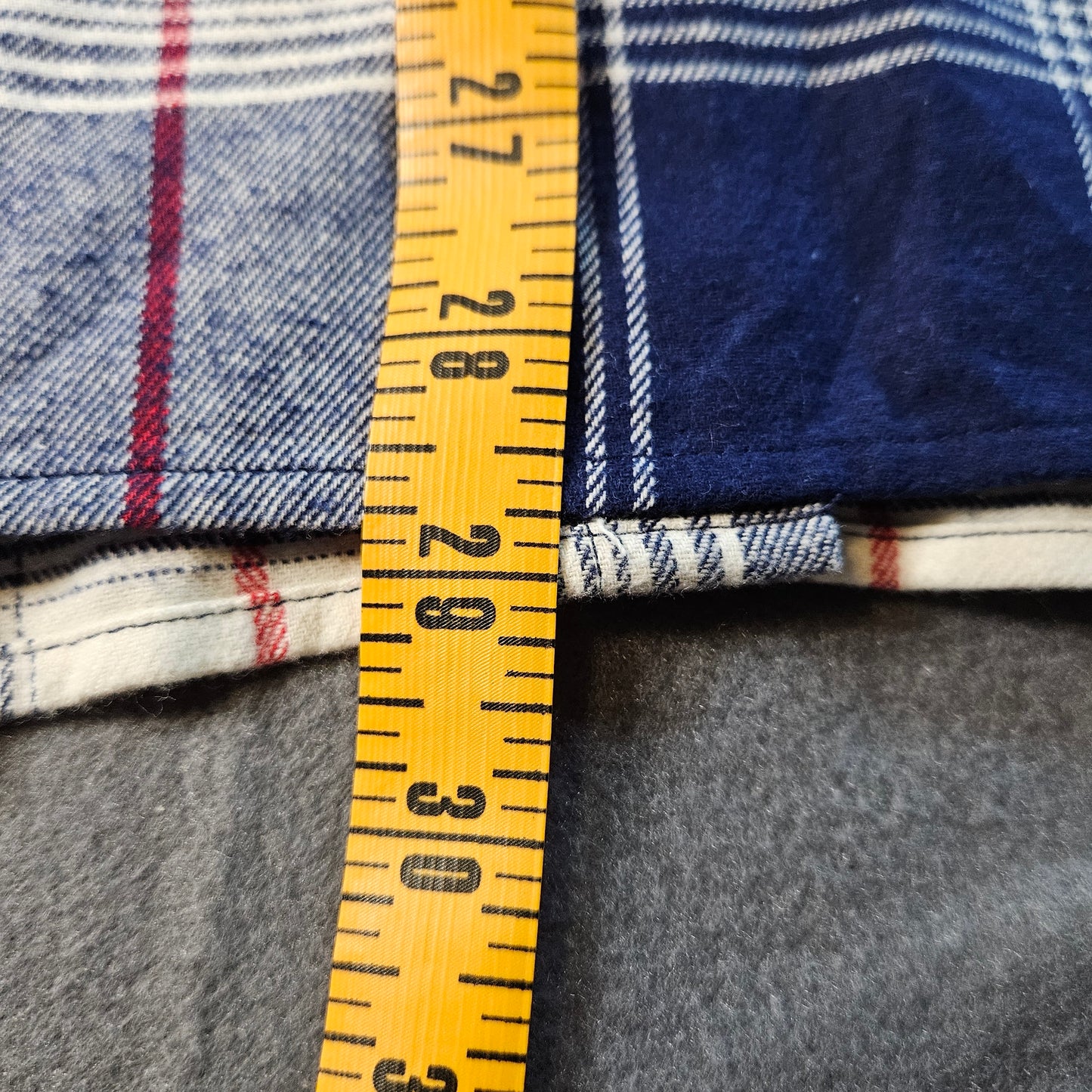 Natural Reflections blue plaid flannel long-sleeve shirt, 1X