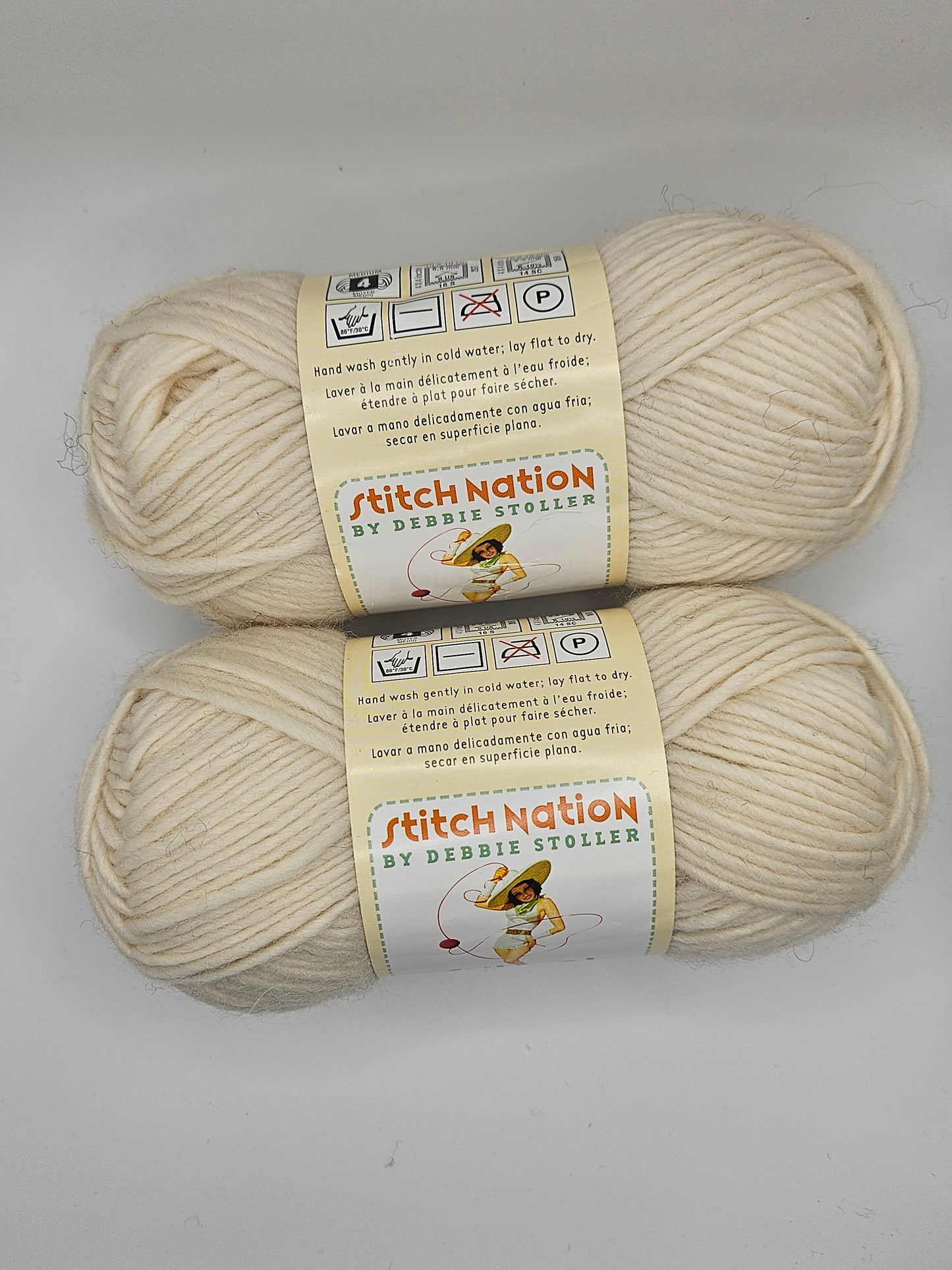 Full O' Sheep Yarn, 2 Skeins, Little Lamb Color 2205, 100% Peruvian Wool